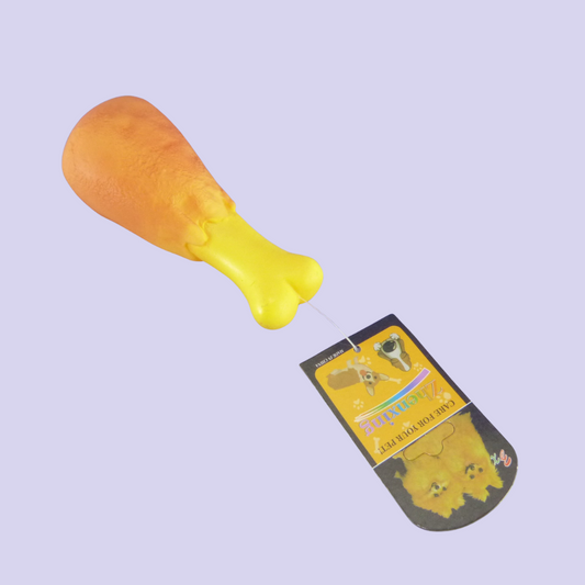 Juguete Chillon Para Mascota Muslo De Pollo